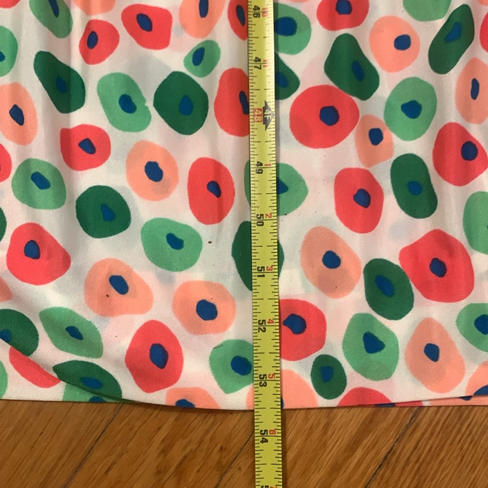 70 s OSCAR DE LA RENTA BOUTIQUE TIERED HALTER MAXI DRESS WITH ALLOVER DOTS PRINT - Picture 13 of 16